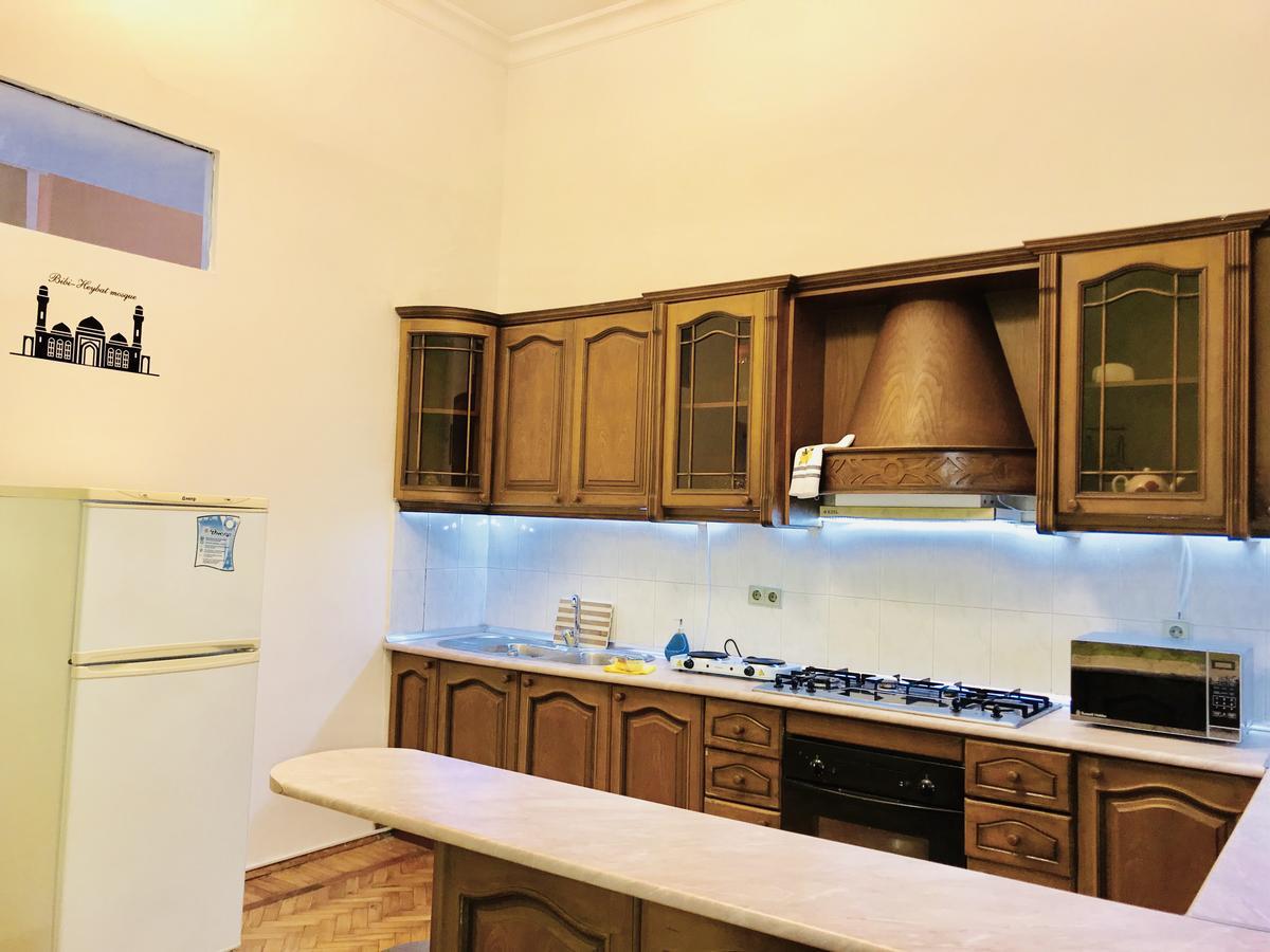 Check-In Apartment Near Fountain Square Vidadi Str Bakú Exterior foto