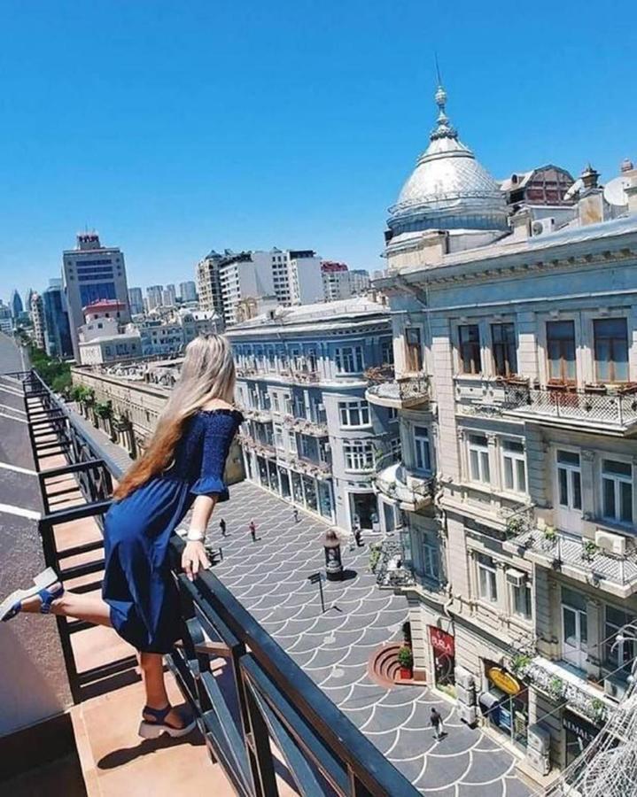 Check-In Apartment Near Fountain Square Vidadi Str Bakú Exterior foto